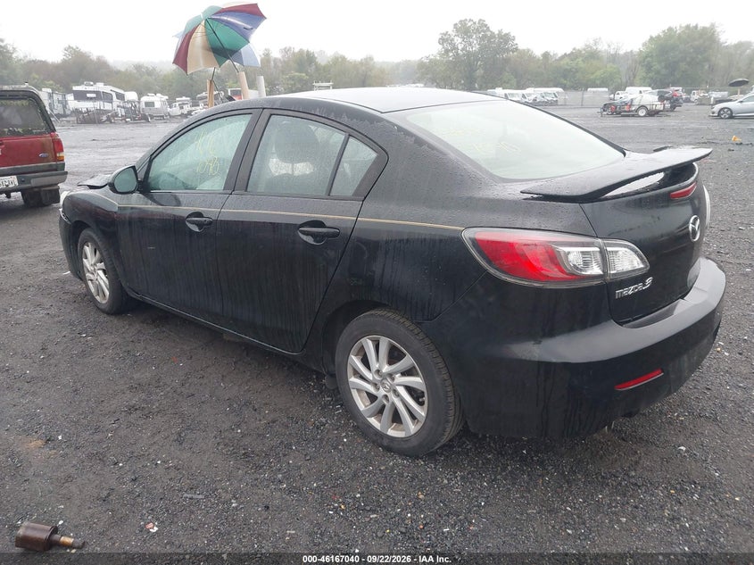 Vin: jm1bl1w79c1560155, lot: 46666882, mazda mazda3 i grand touring 20123