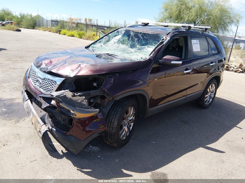 Vin: 5xyku4a13bg026486, lot: 46666885, kia sorento ex 20112