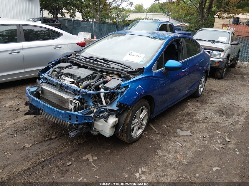 2017 Chevrolet Cruze, Удар спереду, IAAI, VIN 3G1BE5SM8HS562149 — фото 2