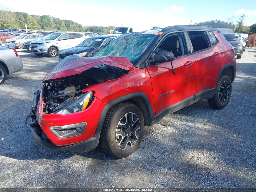 Vin: 3c4njddb9lt117217, lot: 46666980, jeep compass trailhawk 4x4 20202