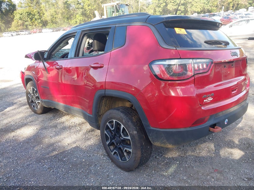 Vin: 3c4njddb9lt117217, lot: 46666980, jeep compass trailhawk 4x4 20203