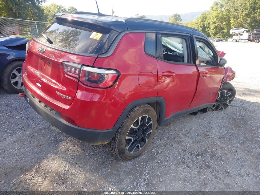 Vin: 3c4njddb9lt117217, lot: 46666980, jeep compass trailhawk 4x4 20204