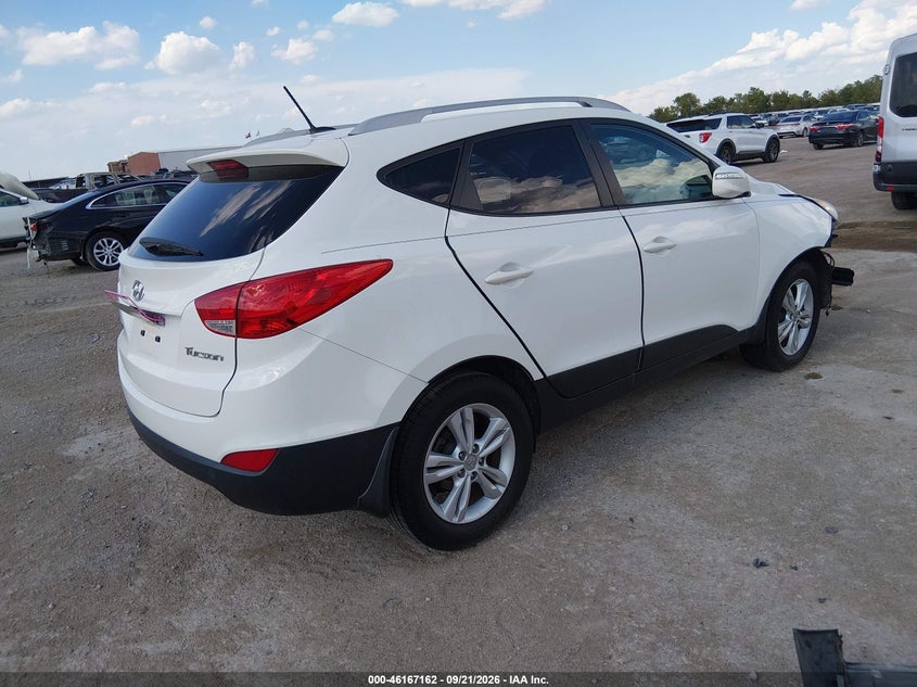 Vin: km8ju3ac8du579011, lot: 46667004, hyundai tucson gls 20134