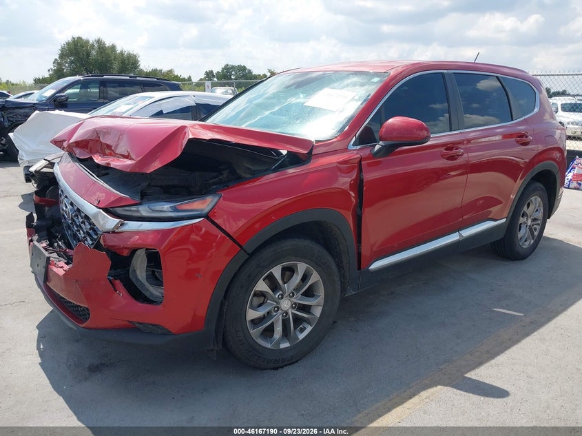 Vin: 5nms23ad2kh123646, lot: 46667032, hyundai santa fe se 20192