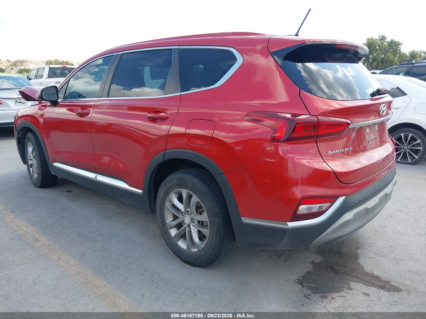 Vin: 5nms23ad2kh123646, lot: 46667032, hyundai santa fe se 20193