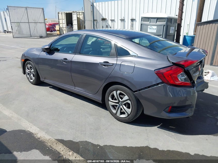 Vin: 2hgfc2f5xgh526045, lot: 46667035, honda civic lx 20163