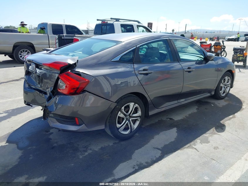Vin: 2hgfc2f5xgh526045, lot: 46667035, honda civic lx 20164