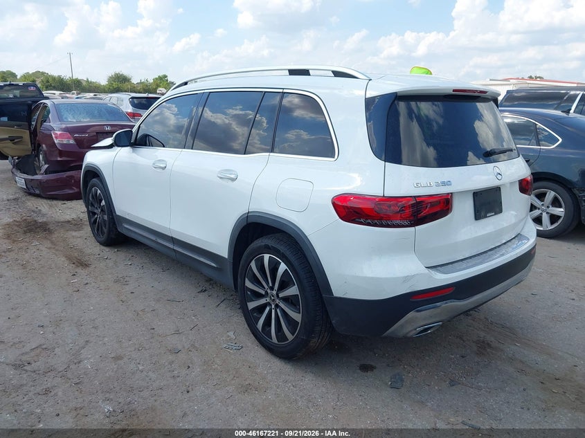 Vin: w1n4m4gb8nw199204, lot: 46667063, mercedes-benz glb glb 250 20223