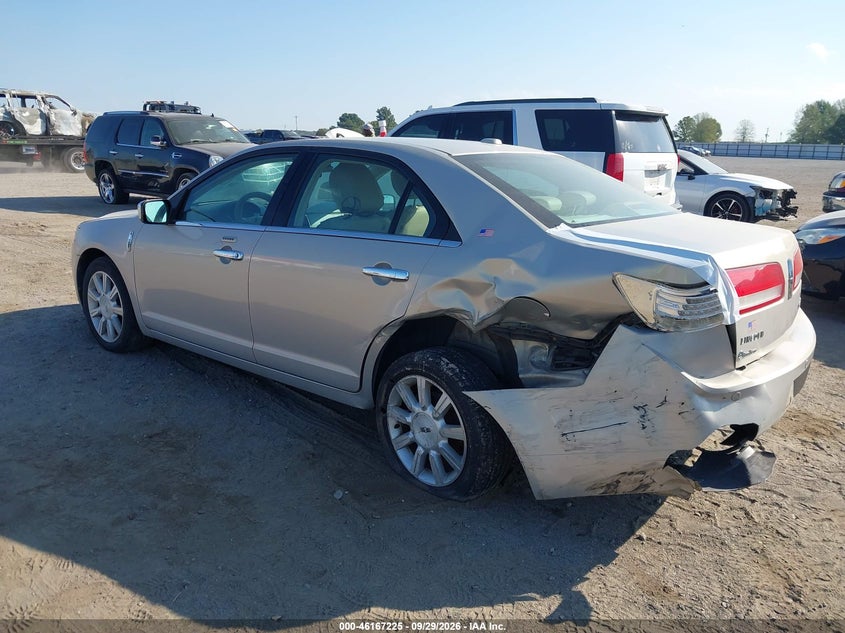 Vin: 3lnhl2gc1ar608175, lot: 46667067, lincoln mkz 20103