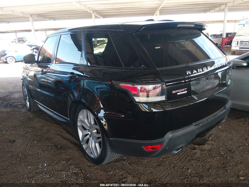 Vin: salwv2tf3ea381828, lot: 46667069, land rover range rover sport 5.0l v8 supercharged autobiography 20143