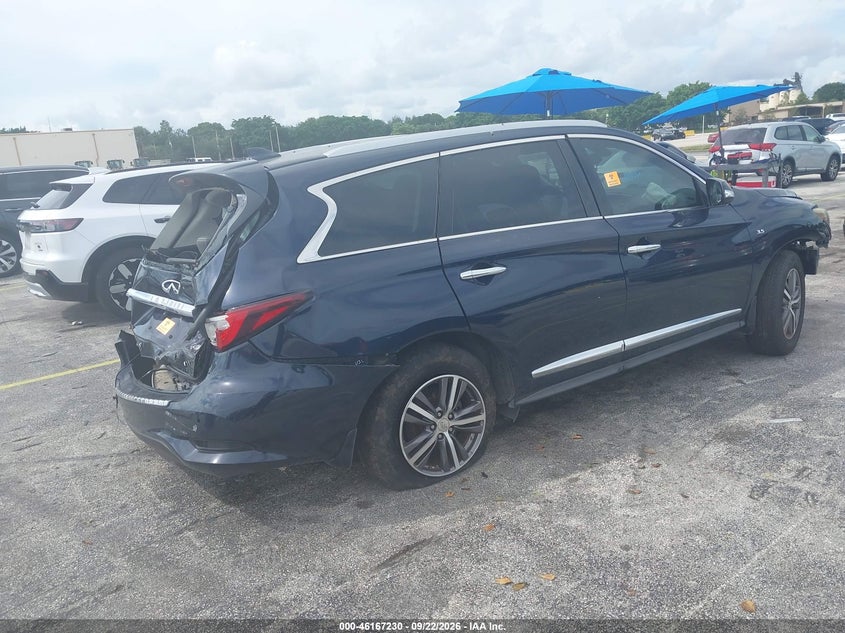 Vin: 5n1dl0mm0jc523407, lot: 46667071, infiniti qx60 20184