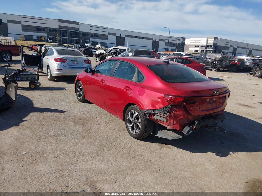 Vin: 3kpf24ad0le142678, lot: 46667076, kia forte lxs 20203
