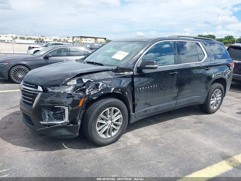 Vin: 1gnergkw0pj115747, lot: 46667086, chevrolet traverse fwd lt cloth 20232