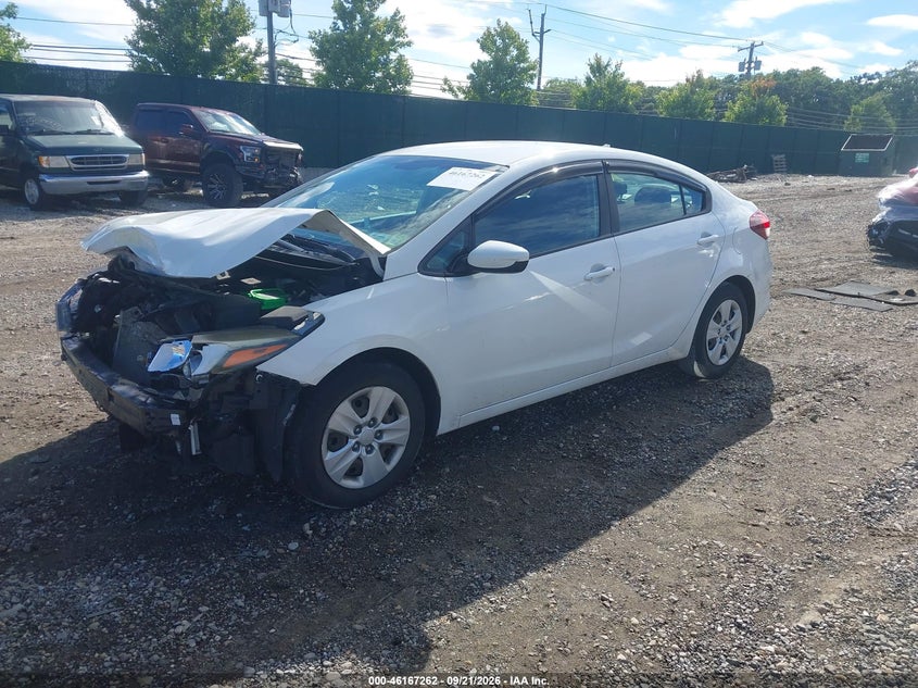 Vin: 3kpfk4a71je273089, lot: 46667104, kia forte lx 20182