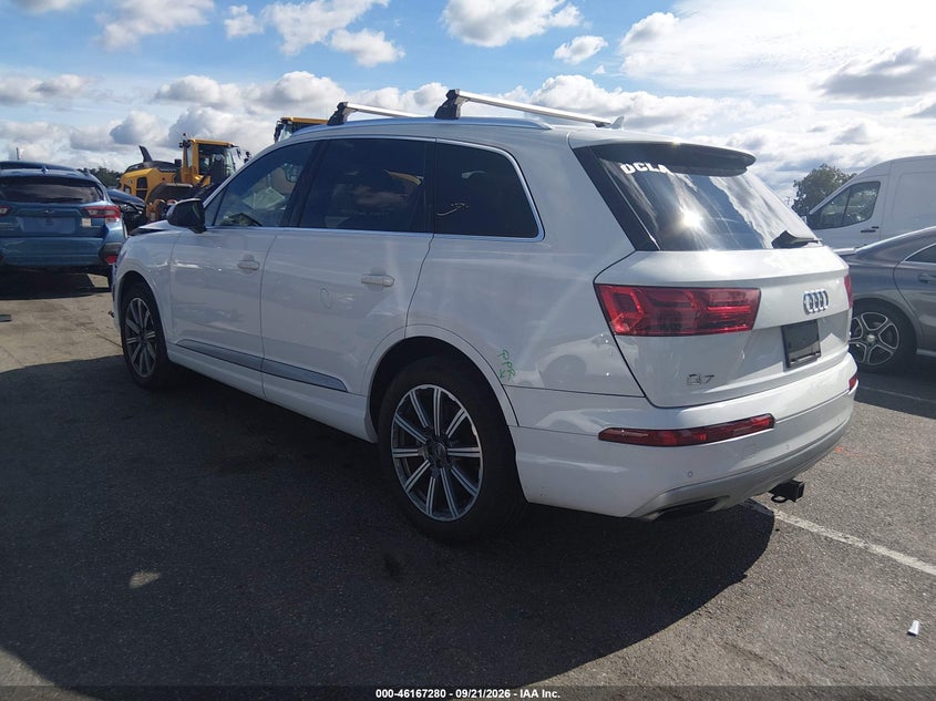 Vin: wa1laaf75hd036544, lot: 46667122, audi q7 3.0t premium 20173