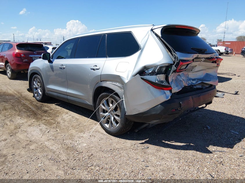 Vin: 5tdaaaa57rs001979, lot: 46667124, toyota grand highlander limited 20243