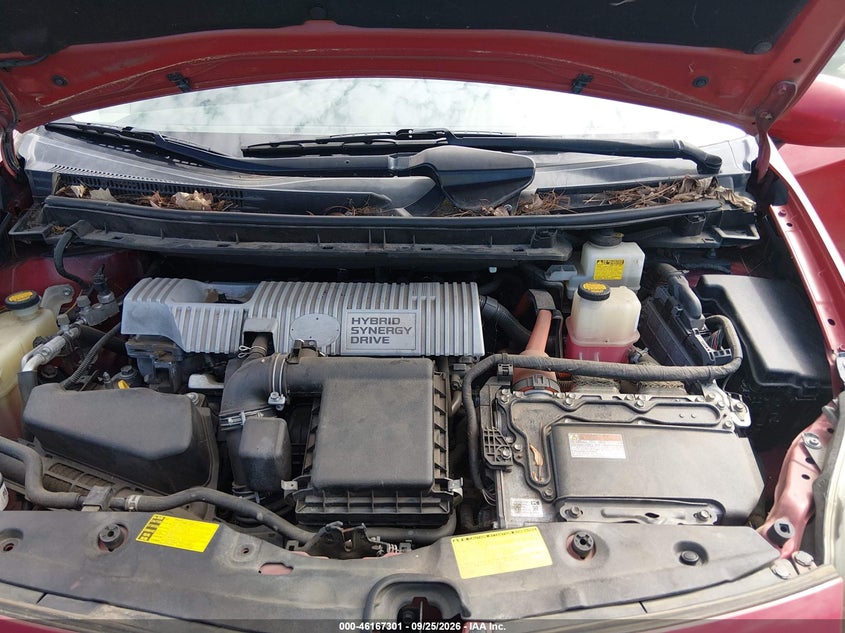 TOYOTA PRIUS 2013 VIN JTDKN3DUXD0343882