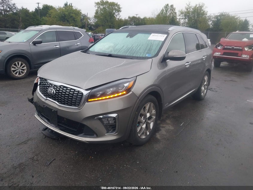 Vin: 5xypkda57kg449957, lot: 46667156, kia sorento 3.3l sxl 20192