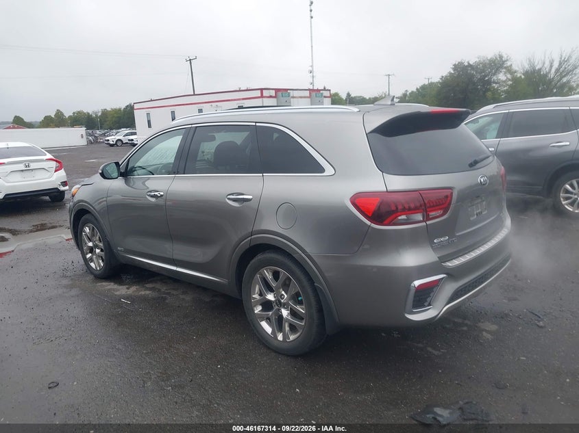 Vin: 5xypkda57kg449957, lot: 46667156, kia sorento 3.3l sxl 20193