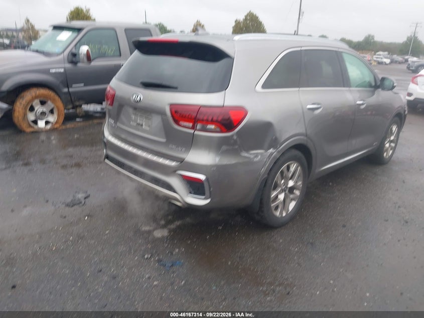 Vin: 5xypkda57kg449957, lot: 46667156, kia sorento 3.3l sxl 20194