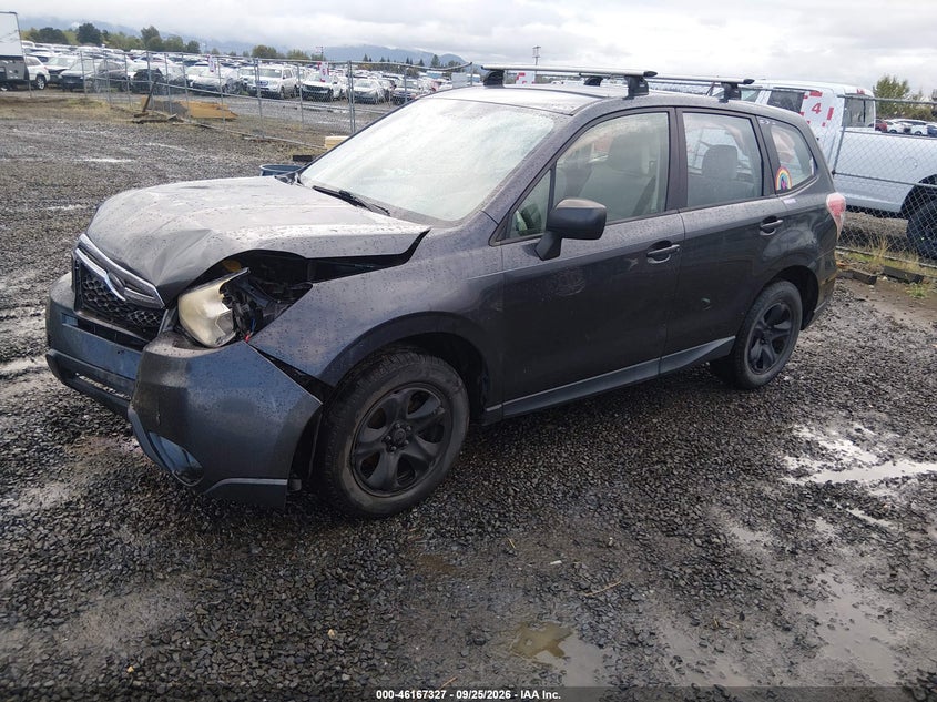 2014 Subaru Forester, Удар спереду, IAAI, VIN JF2SJAACXEG460612 — фото 2