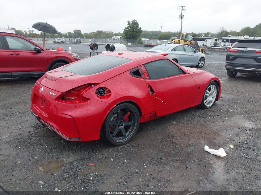 Vin: jn1az4eh7hm952646, lot: 46667184, nissan 370z nismo tech 20174