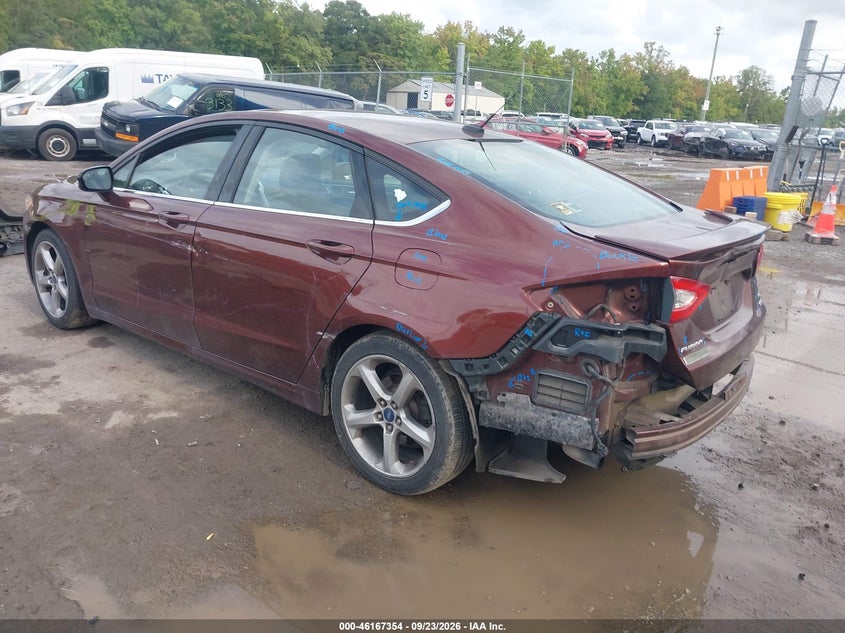 Vin: 3fa6p0t92fr521168, lot: 46667196, ford fusion se 20153