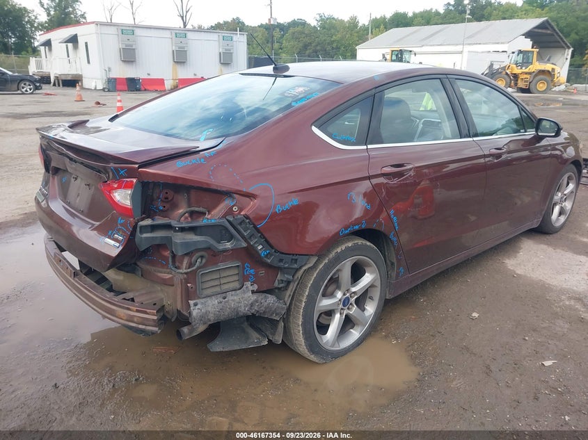 Vin: 3fa6p0t92fr521168, lot: 46667196, ford fusion se 20154