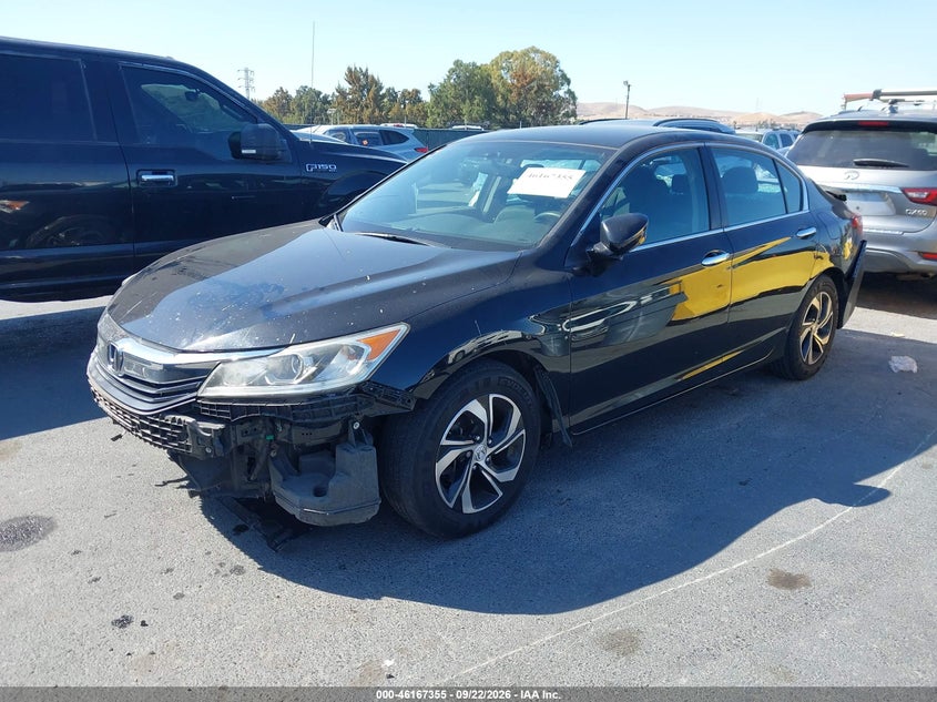 Vin: 1hgcr2f30ha111414, lot: 46667197, honda accord lx 20172