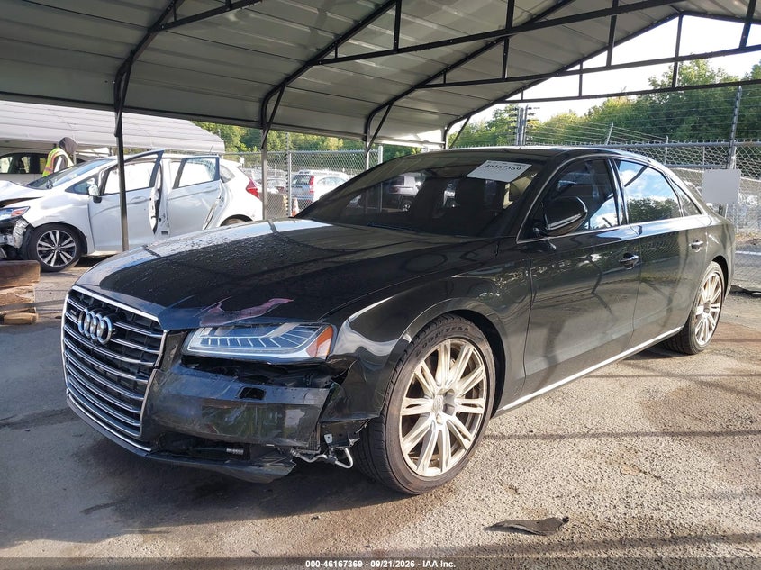 Vin: wau32afd4fn022423, lot: 46667211, audi a8 l 4.0t 20152
