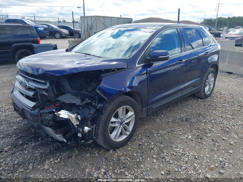 Vin: 2fmpk4j85gbb26542, lot: 46667223, ford edge sel 20162