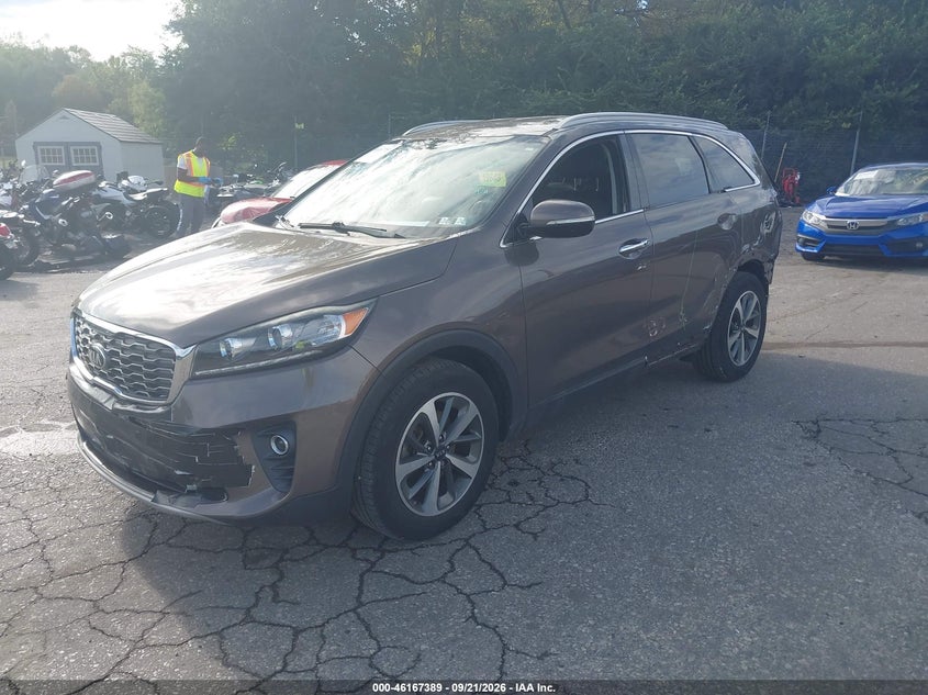 2019 Kia Sorento, Удар ззаду, IAAI, VIN 5XYPH4A53KG502362 — фото 2