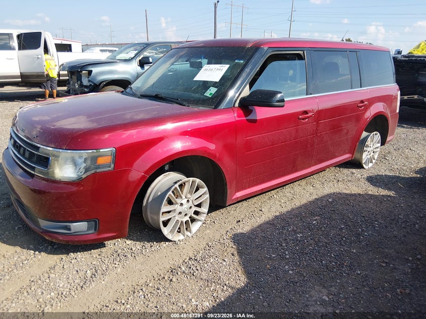 Vin: 2fmgk5c85dbd00642, lot: 46667233, ford flex sel 20132