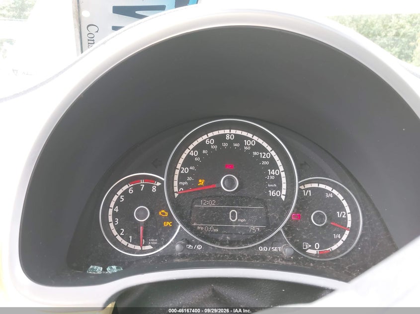 VOLKSWAGEN BEETLE 2013 VIN 3VWHP7AT4DM658789
