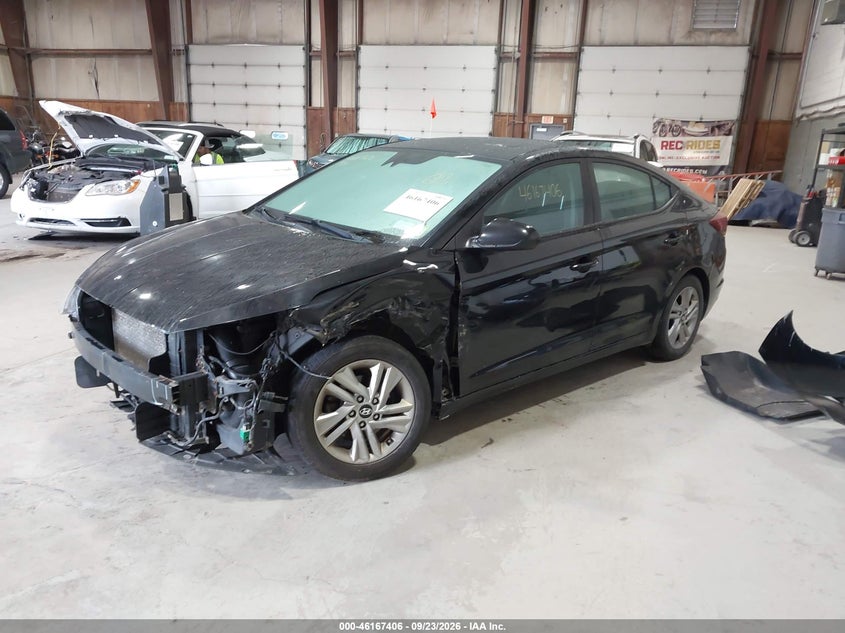 Vin: kmhd84lfxku819932, lot: 46667248, hyundai elantra value edition 20192