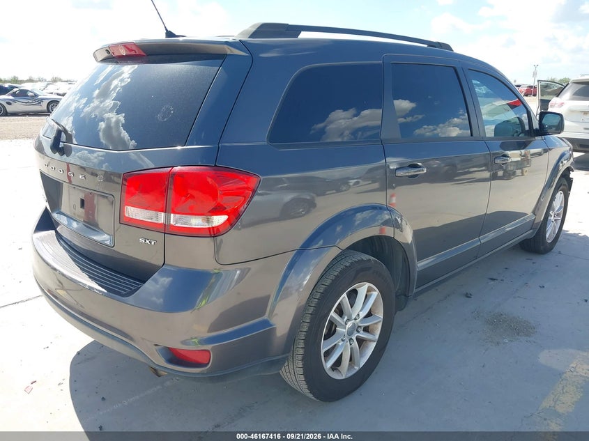 Vin: 3c4pdcbb8ft708835, lot: 46667258, dodge journey sxt 20154