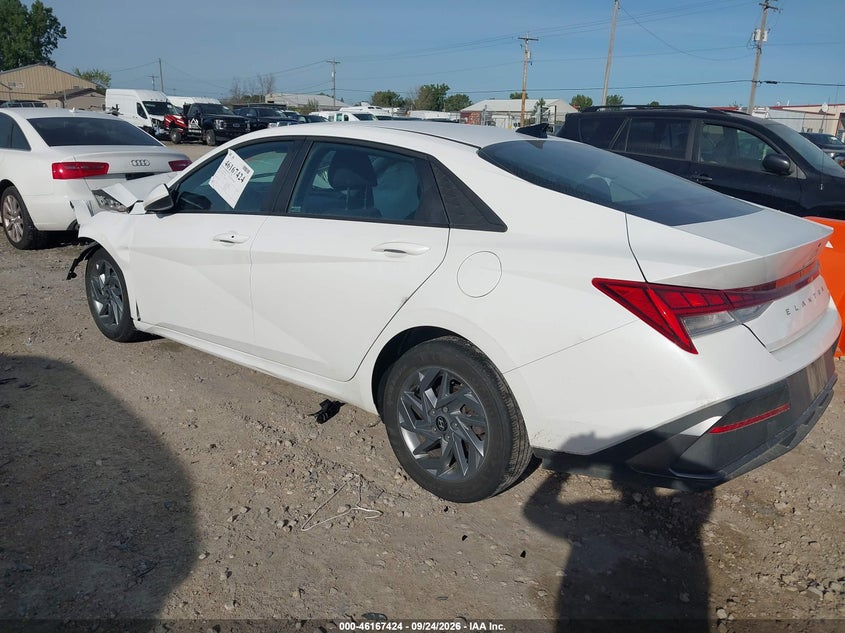 Vin: kmhlm4dj9su124190, lot: 46667266, hyundai elantra hybrid blue 20253