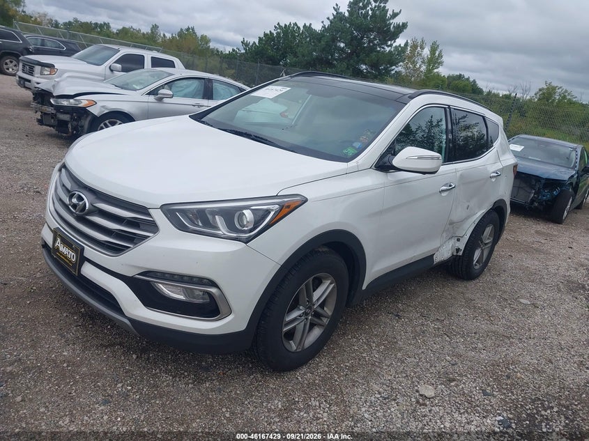 Vin: 5xyzudlb3hg432880, lot: 46667271, hyundai santa fe sport 2.4l 20172