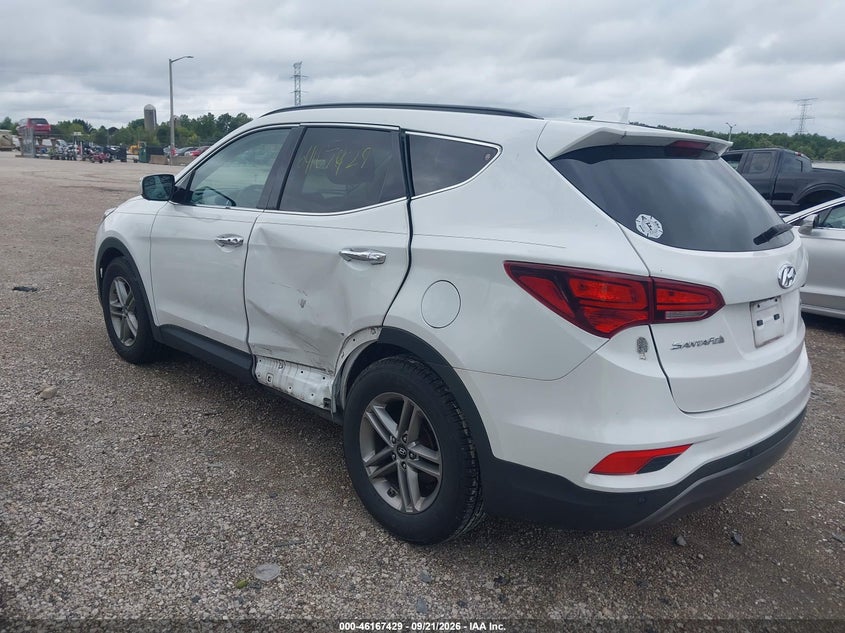 Vin: 5xyzudlb3hg432880, lot: 46667271, hyundai santa fe sport 2.4l 20173