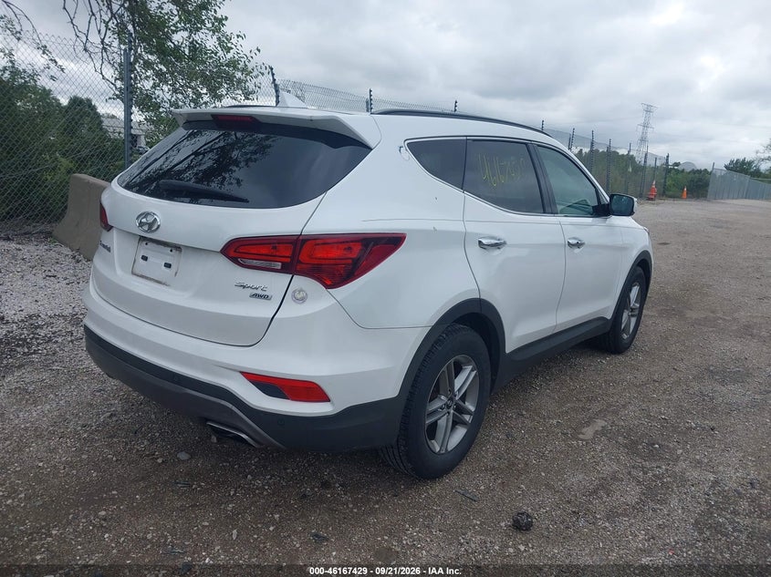 Vin: 5xyzudlb3hg432880, lot: 46667271, hyundai santa fe sport 2.4l 20174