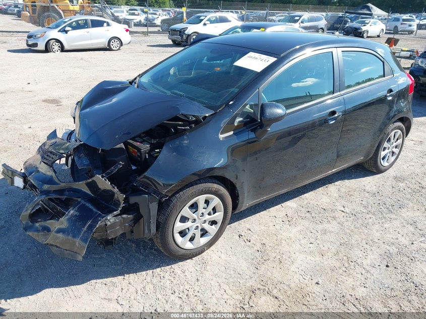 Vin: knadm5a39f6445657, lot: 46667275, kia rio lx 20152