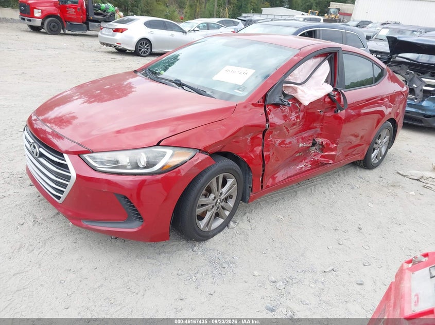 Vin: kmhd84lf7hu165190, lot: 46667276, hyundai elantra se 20172