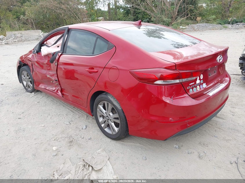 Vin: kmhd84lf7hu165190, lot: 46667276, hyundai elantra se 20173