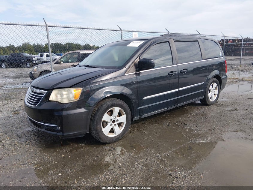 Vin: 2c4rc1bg9cr305344, lot: 46667295, chrysler town & country touring 20122