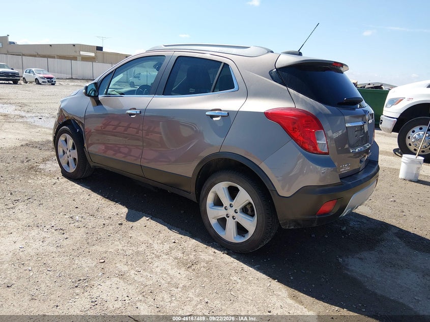 Vin: kl4cjgsb8fb146414, lot: 46667332, buick encore leather 20153