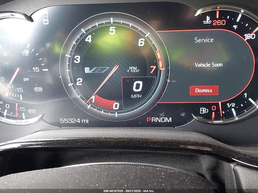 CADILLAC CTS-V 2017 VIN 1G6A15S68H0197417