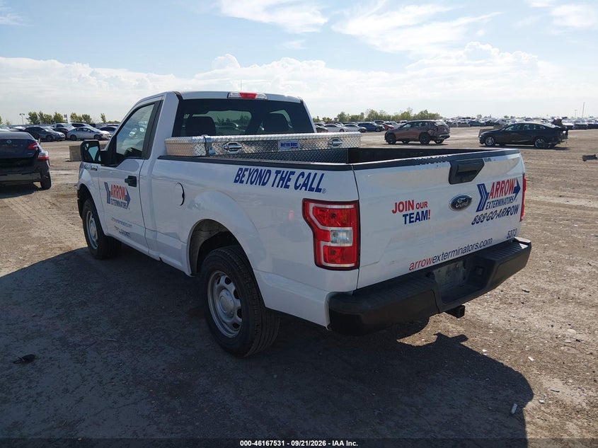 Vin: 1ftmf1cb6kke43859, lot: 46667373, ford f-150 xl 20193
