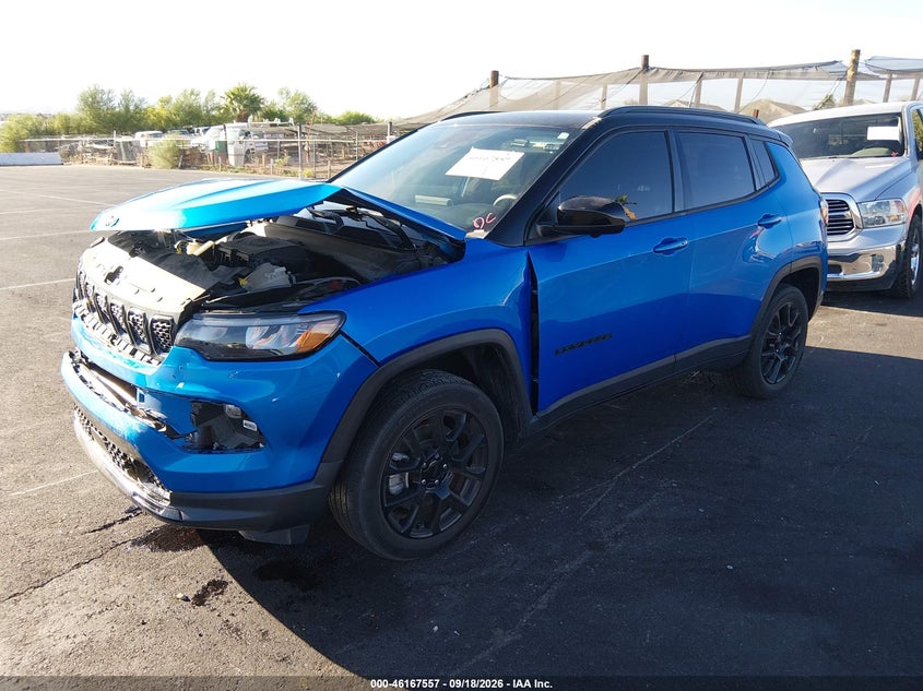Vin: 3c4njdbn8pt569338, lot: 46667399, jeep compass altitude 4x4 20232