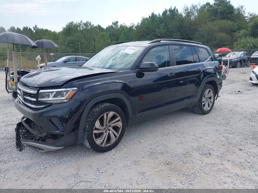 Vin: 1v2hr2ca0mc538886, lot: 46667426, volkswagen atlas 3.6l v6 se w/technology 20212