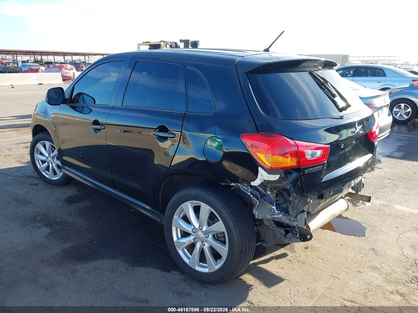 Vin: 4a4ar3au8fe049142, lot: 46667438, mitsubishi outlander sport es 20153